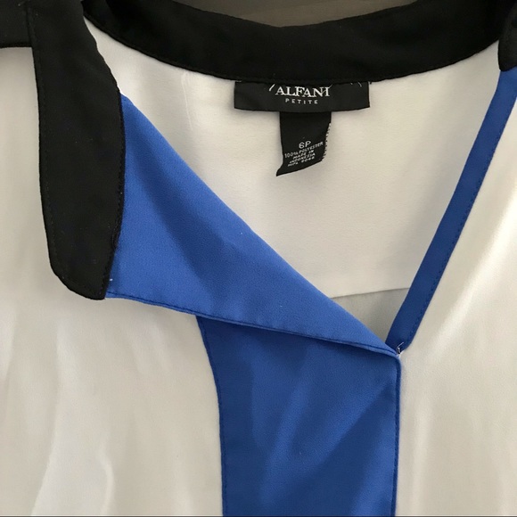 Alfani Sleeveless Color Block Top - Picture 4 of 4